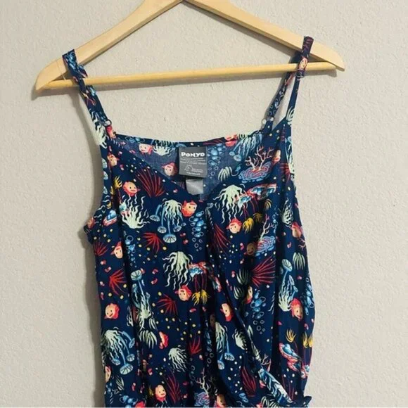 Her Universe Studio Ghibli Ponyo Underwater Romper Size Small Novelty Print - Picture 7 of 12